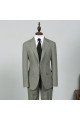 Jay Newest Dark Gray Notched Lapel Two Pieces Men Suit For Business