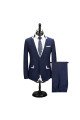 Bryson Formal Slim Fit Dark Navy One Buttons Men Suits for Business