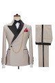 Jadon Fashion Peaked Lapel Close Fitting Men Suits for Prom