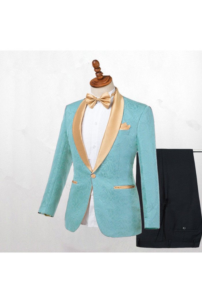 Brady Stylish Shawl Lapel One Button Wedding Suits