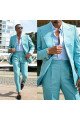 Milo Handsome Peaked Lapel Close Fitting Prom Men Suits for Men
