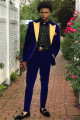 Royal Blue Slim Fit Velvet Men Suits | 2 Pieces Prom Party Outfits