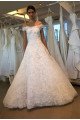 Elegant Off-the-shoulder Lace A-line Wedding Dresses Elegant Off-the-shoulder Lace A-line Wedding Dresses