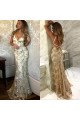 New Arrival Mermaid Spaghetti Straps Appliques Beads Prom Dresses