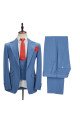 Raymond Blue Close Fitting Notched Lapel Men Suits 