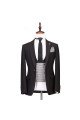 Collin Peaked Lapel Three-Piece Close Fitting Men Suits for Wedding