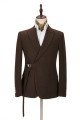 Clayton New Arrival Chic Peaked Lapel Close Fitting Men Suits