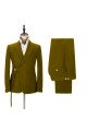 Roberto Chic Close Fitting Peaked Lapel Two Pieces Men Suits