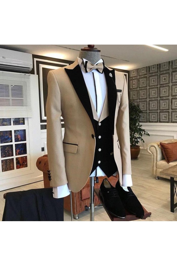 Malachi New Arrival One Button Close Fitting Men Suits