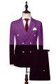 Joaquin Stylish Double Breasted Peaked Lapel Prom Men Suits