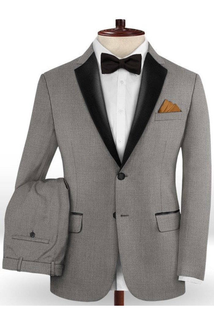 Brice Grey New Business Slim Fit Formal  Mens Suit