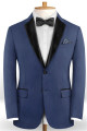 Irvin Navy Blue Business Men Suits | Cool Slim Fit Two Buttons Tuxedo