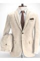 Sidney Light Champagne Formal Business Men Suits | Fashion Bespoke Prom Tuxedos