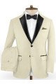 Light Champagne Two Business Formal Slim Fit Bespoke Men Suits