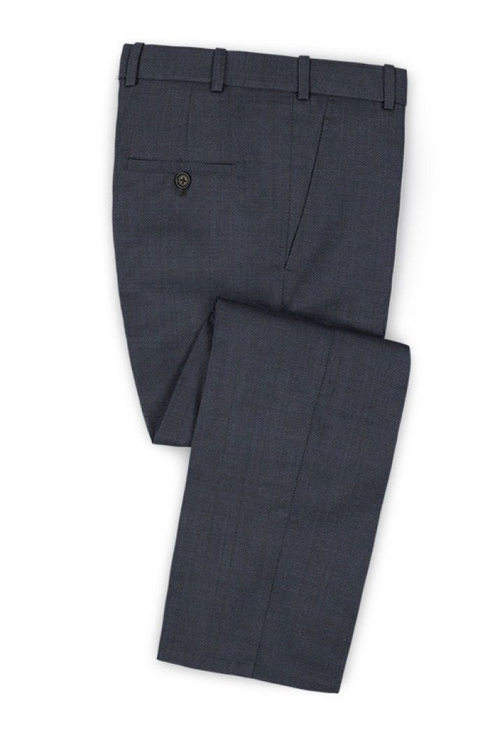 Brogan Dark Grey Business Men Suits | Formal Tuxedo for Men with Two Pieces
