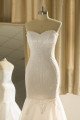 Sparkle Sweetheart White Sequins Appliques Mermaid Court Train Wedding Dresses Sparkle Sweetheart White Sequins Appliques Mermaid Court Train Wedding Dresses