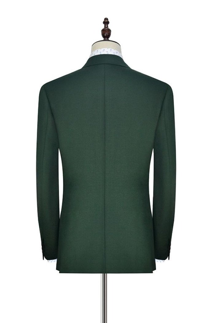 Reid Dark Green Double Breasted Mens Suits for Formal