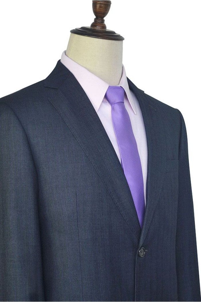 Julio Dark Grey Stripe Pattern Mens Suits for Formal