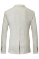 Elegant New Arrival Off White Summer Linen Blazer Jacket
