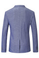 Fashion Cool Blue Summer Linen Men Blazer In Stock