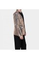 Modern Sparkly Gold Sequin  Suit Blazer Men Suits for Prom