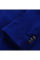 Modern Royal Blue Velvet  Suit Jacket Shawl Lapel Prom Suits 