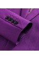 Fashion Purple 3-Pieces Notched Lapel Men Suits For Prom