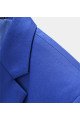 Fashion Royal Blue Notched Lapel Prom Suits Business Men Suit with 3 Pieces