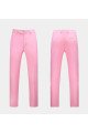 Fashion Light Pink Suits with 3 Pieces Notched Lapel Close Fitting  Prom Suit