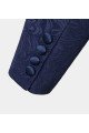 Stylish Navy Blue 3-Pieces  Suit Jacquard Bespoke Men Suits