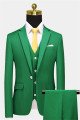 Fashion 3-Pieces Green Men Suits Modern Notched Lapel Prom Suits