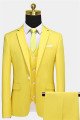 Fashion Pastel Yellow Suits Fabian Prom Suits