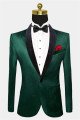Stylish Green Velvet  Suit Jackets Declan One Piece Prom Suits