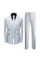 Fashion Formal White Business Men Suits with 3-Pieces Peak Lapel Suit 