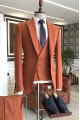 Newest Emmett Stylish Close Fitting Bespoke Peaked Lapel Men's Suits