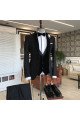 New Arrival Modern 3-pieces Black Shawl Lapel Close Fitting wedding  Suits For Wedding