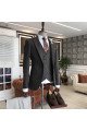 Payne Official Black 3-Pieces Notch Collar Men Suits For Business