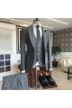 Derrick New Arrival Gray 3-Pieces Official Business Men Suits