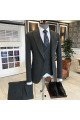Leopold Affordable All Black Close Fitting Men Suits