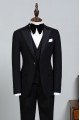 Franklin Official 3 Pieces Peaked Collar Best Fitted Bespoke Men Suit