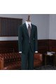 Page Stylish Dark Green Notch Collar Best Fitted Bespoke Men Suit