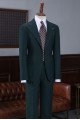 Page Stylish Dark Green Notch Collar Best Fitted Bespoke Men Suit