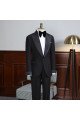 Alan Classic All Black 2-Pieces Best Fitted Bespoke Men Suit