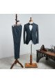 Bill Modern Navy Blue 3-Pieces Best Fitted Bespoke Men Suit