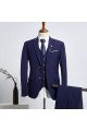 Boyd Elegant Navy Blue Three Pieces Best Fitted Bespoke Men Suit