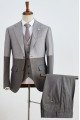 Brady New Arrival Gray Three Pieces Notch Collar Best Fitted Men Suit