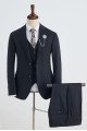 Chapman Modern All Black Best Fitted  Men Suit