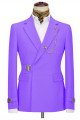 Devin Light Purple 2-Pieces Simple Best Fitted Men Suits for Business