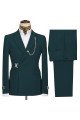 Gavin New Arrival Dark Green 2-Pieces Notch Collar Busibess Men Suits