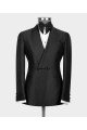 Donald Stylish Black Shawl Lapel Doule Breasted 2-Pieces Men Suits